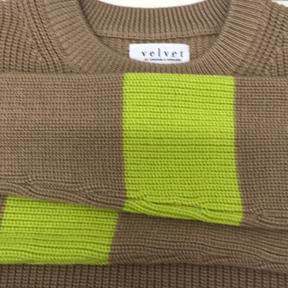 GRAHAM & SPENCER SMALL (VELVET) SWEATER - Picture 11 of 11